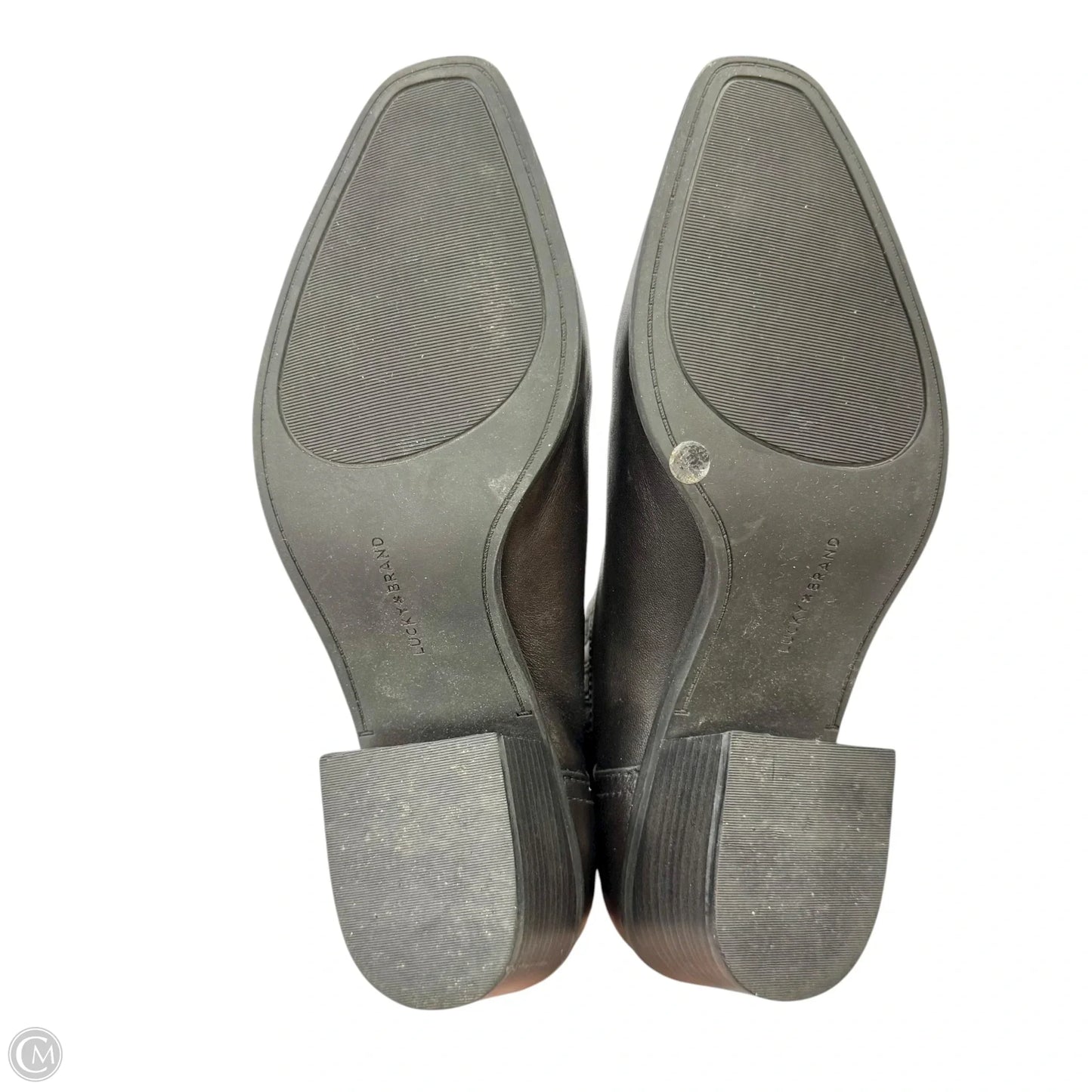 Boots Ankle Heels By Lucky Brand In Black, Size: 10