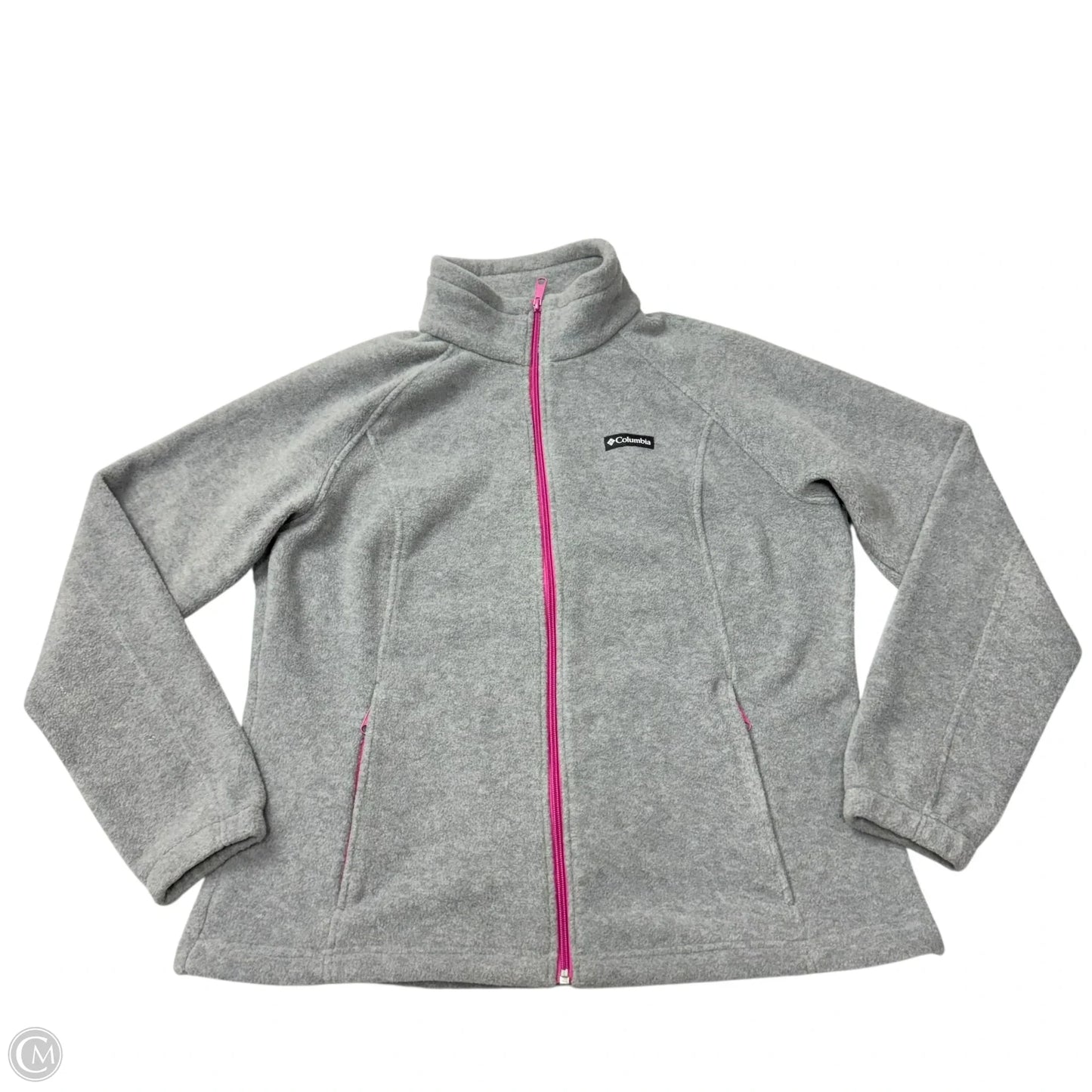 Jacket Fleece By Columbia In Grey, Size: Xl