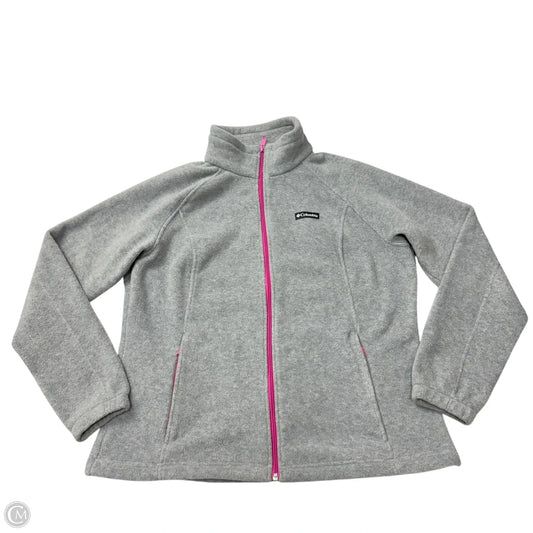 Jacket Fleece By Columbia In Grey, Size: Xl