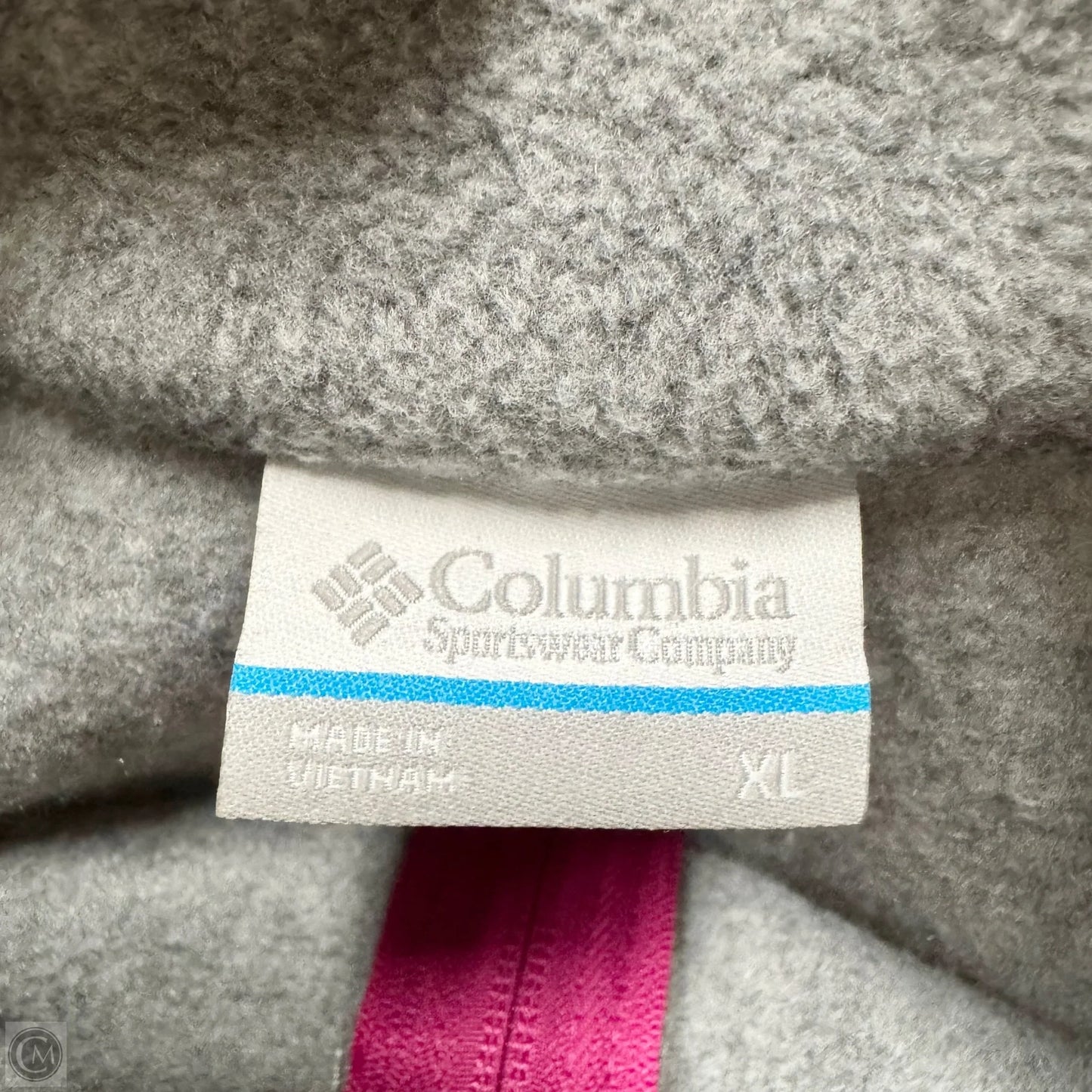 Jacket Fleece By Columbia In Grey, Size: Xl