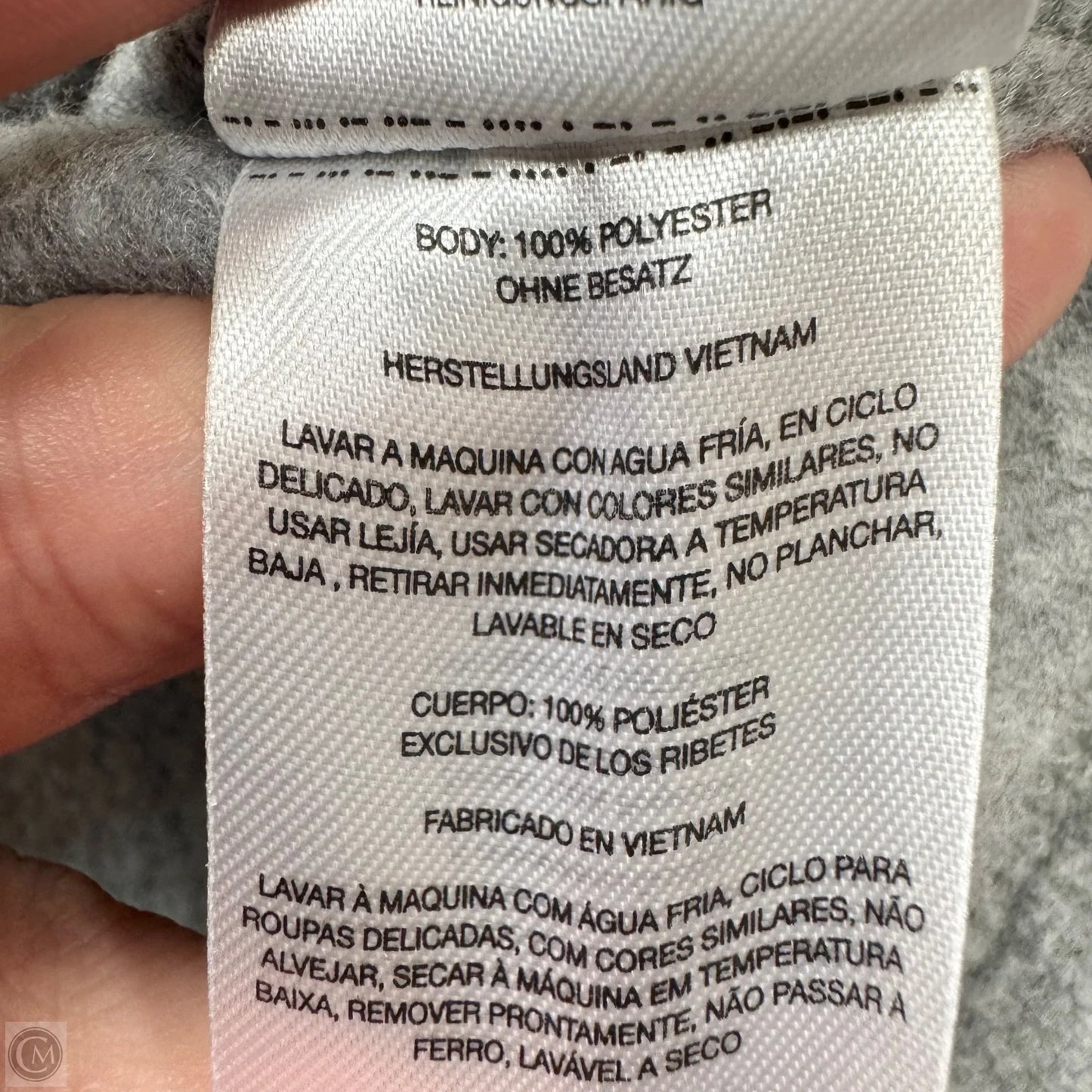 Jacket Fleece By Columbia In Grey, Size: Xl