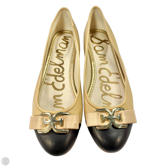 Shoes Flats By Sam Edelman In Black & Tan, Size: 8.5