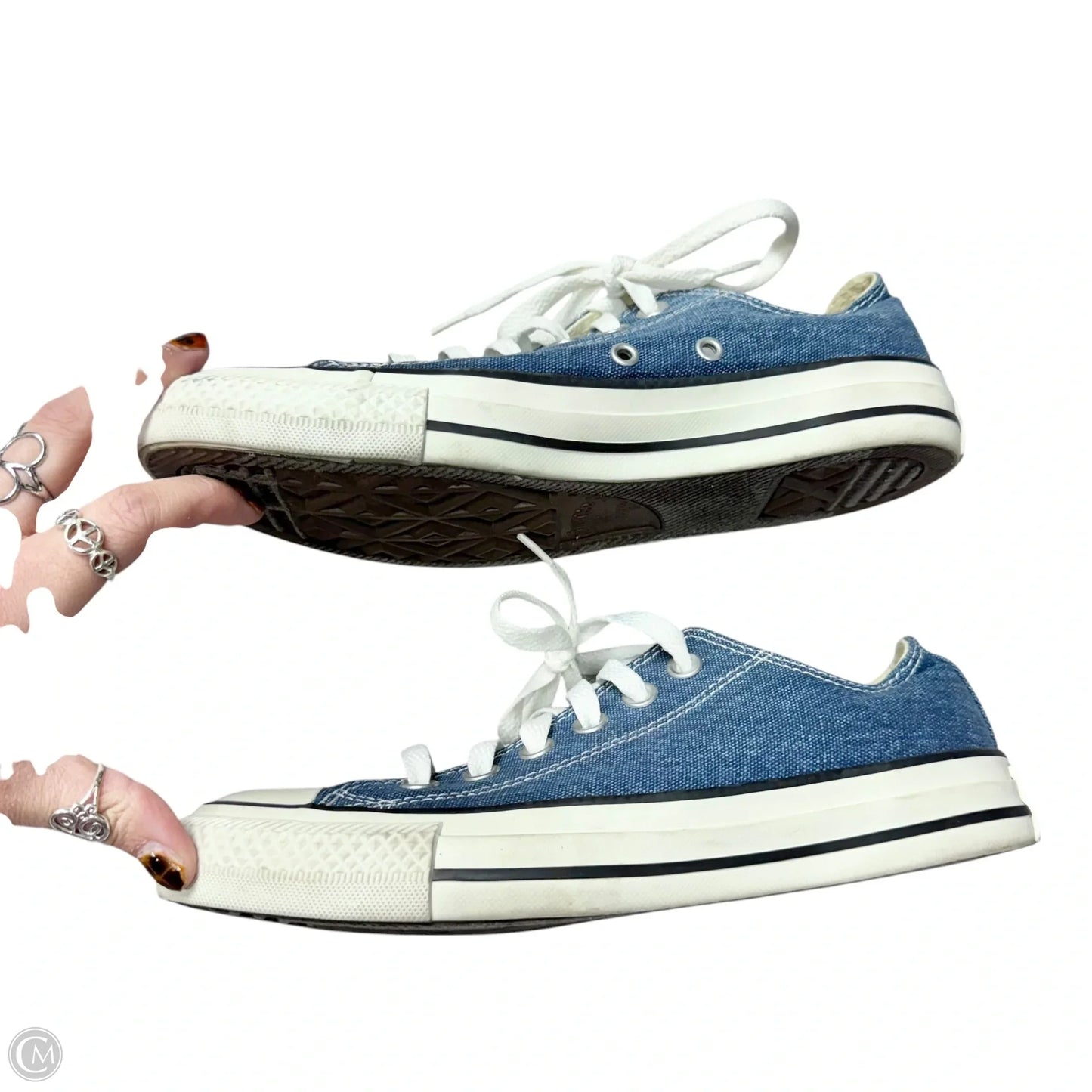 Shoes Sneakers By Converse In Blue, Size: 6.5