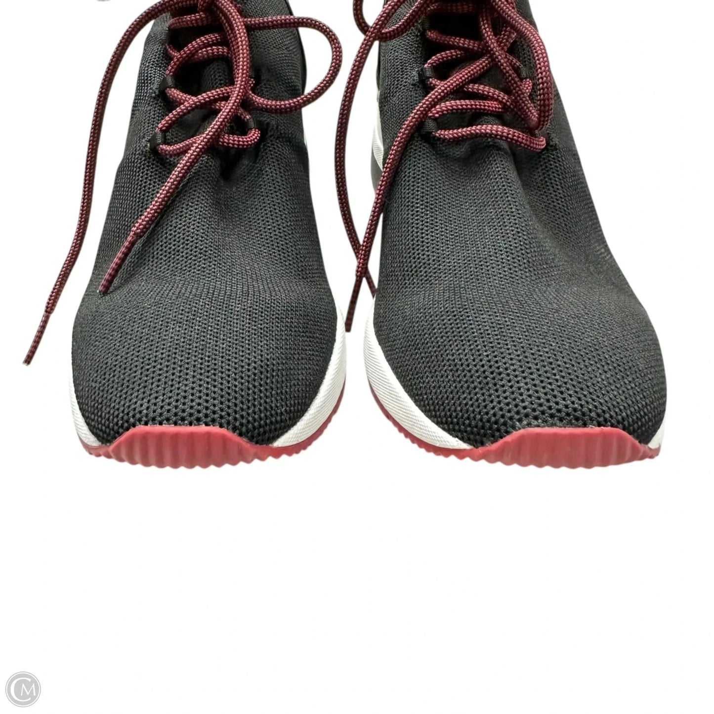 Boots Ankle Heels By Michael By Michael Kors In Black & Red, Size: 11