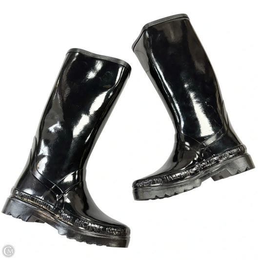 Boots Designer By Michael Kors In Black, Size: 8