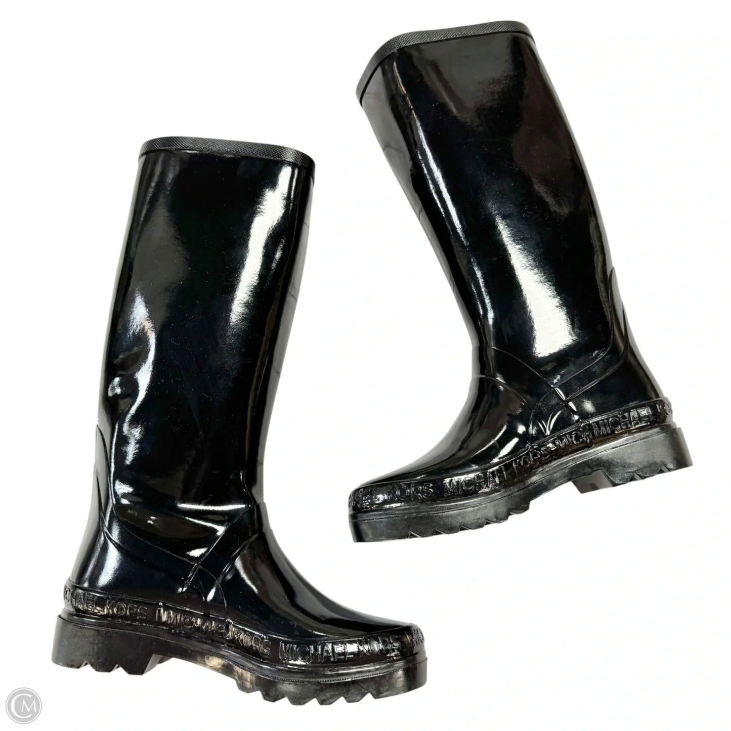 Boots Designer By Michael Kors In Black, Size: 8