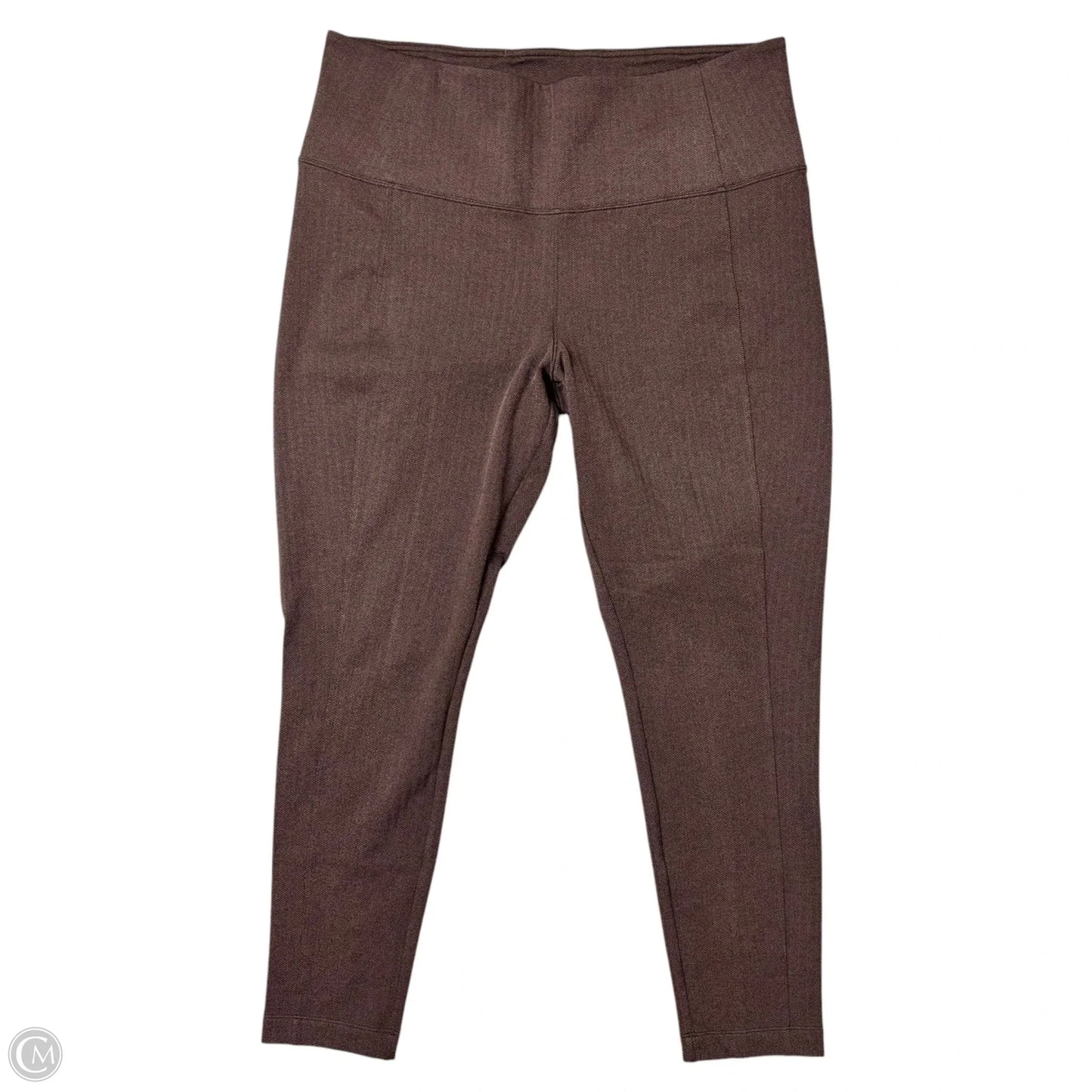 Athletic Leggings By Athleta In Brown, Size: 1x