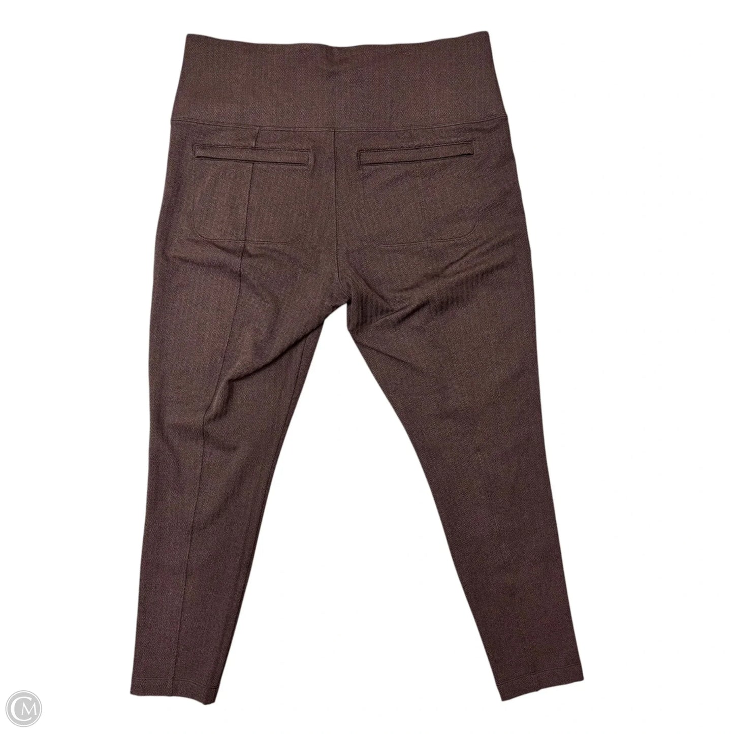Athletic Leggings By Athleta In Brown, Size: 1x
