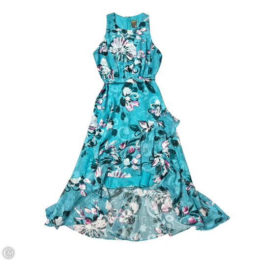Dress Casual Midi By Taylor In Blue, Size: S