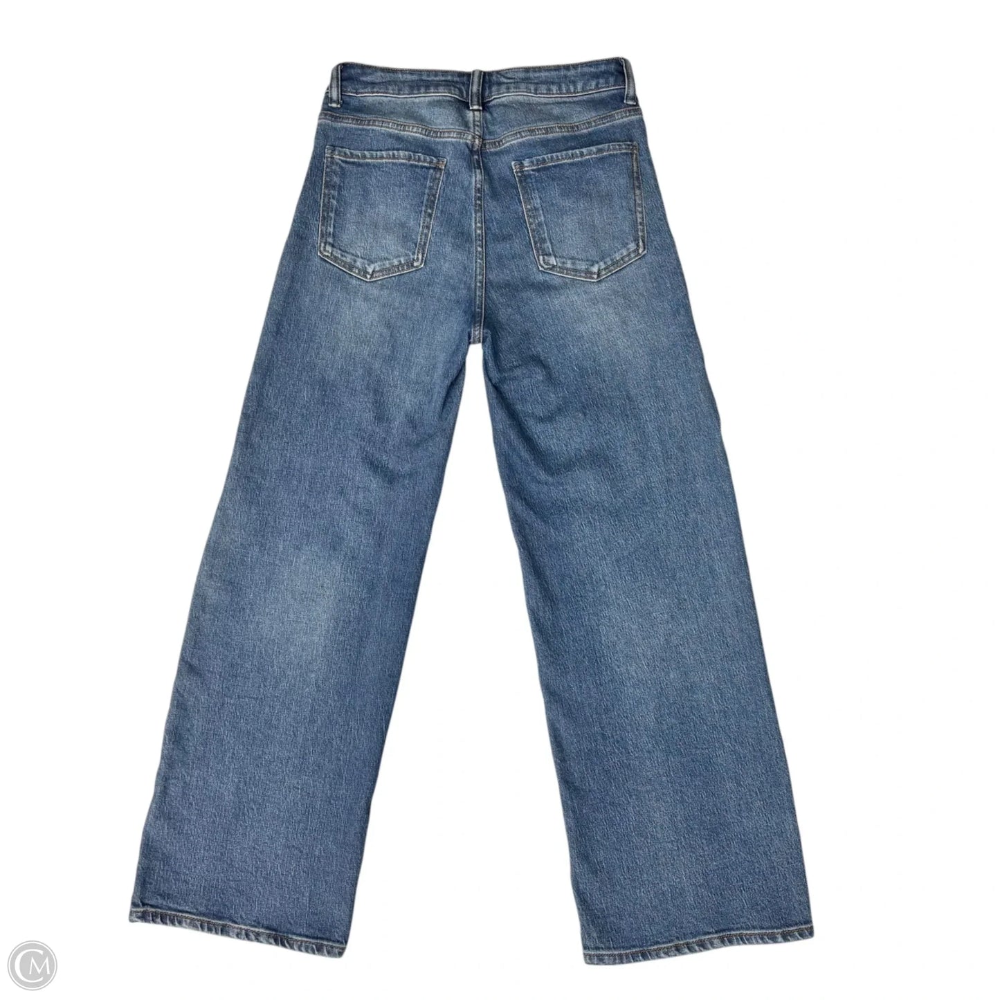 Jeans Straight By Quince In Blue Denim, Size: 4