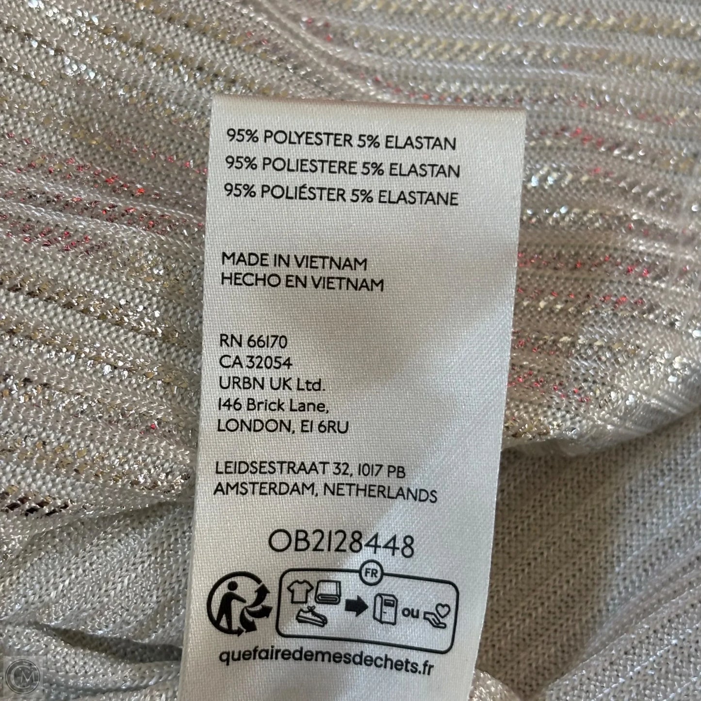 Top Long Sleeve By Pilcro In Silver, Size: S
