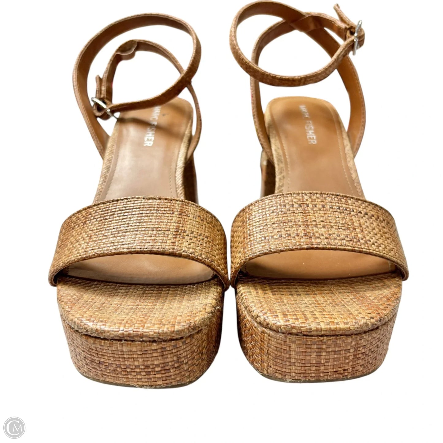 Shoes Heels Block By Marc Fisher In Brown, Size: 8