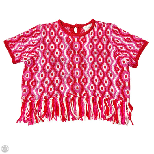 Sweater Short Sleeve By Hyacinth House In Pink, Size: Xl