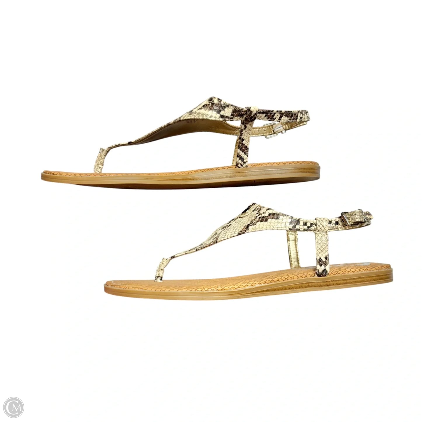 Sandals Flats By Sam Edelman In Snakeskin Print, Size: 8.5