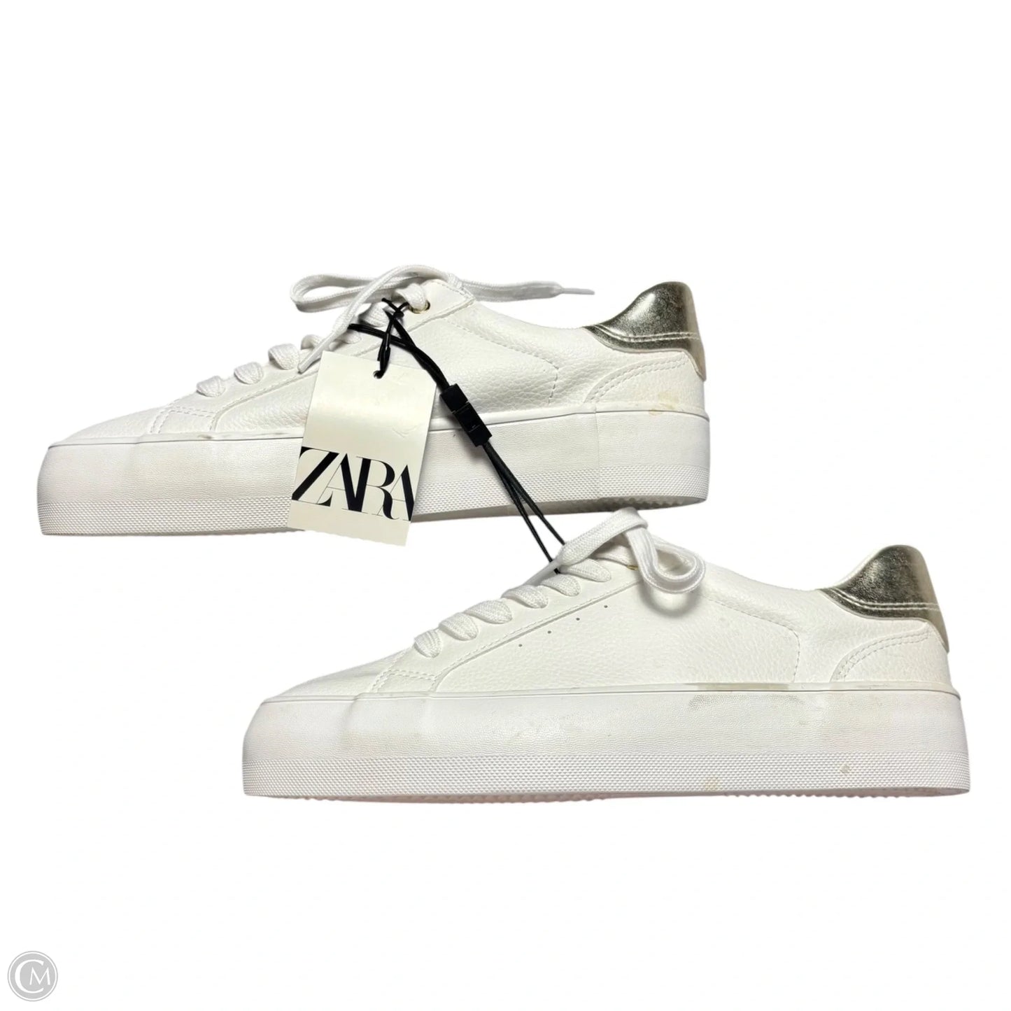 Shoes Sneakers By Zara In White, Size: 8.5