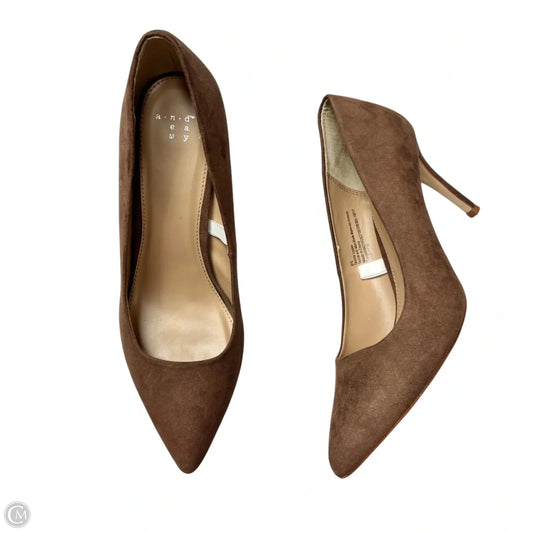 Shoes Heels Stiletto By A.n.d. In Brown, Size: 9.5