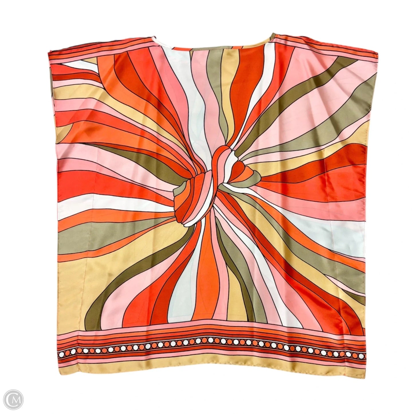Top Short Sleeve By Michael By Michael Kors In Orange, Size: M