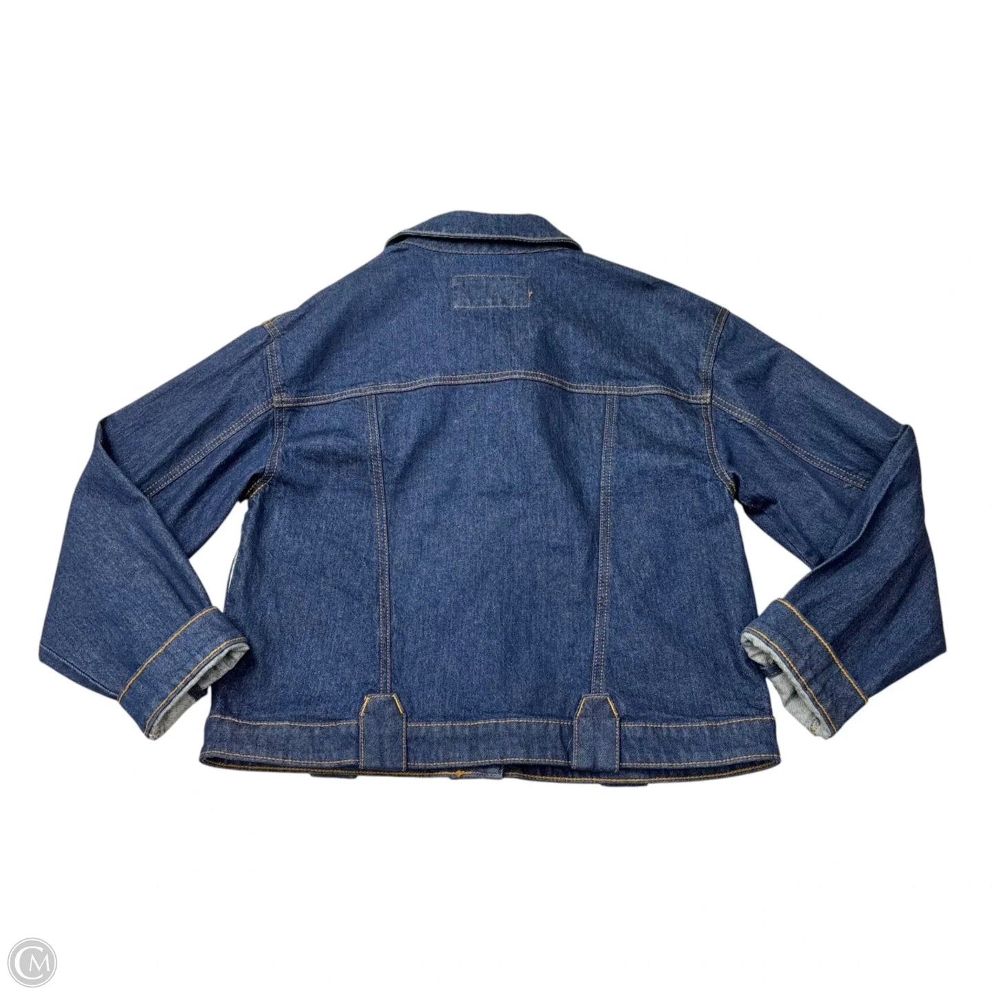 Jacket Denim By Loft In Blue Denim, Size: M