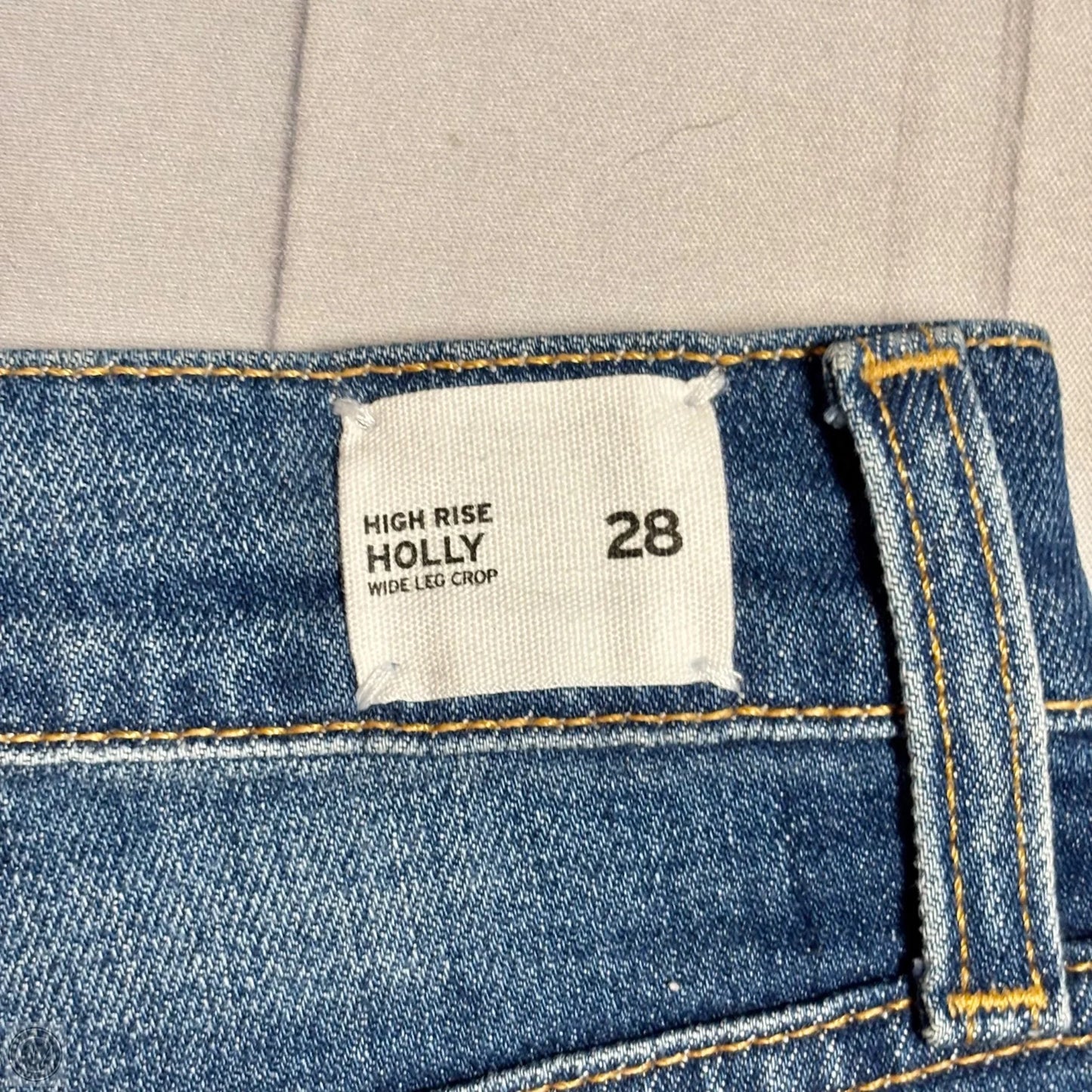 Jeans Flared By Hudson In Blue Denim, Size: 6