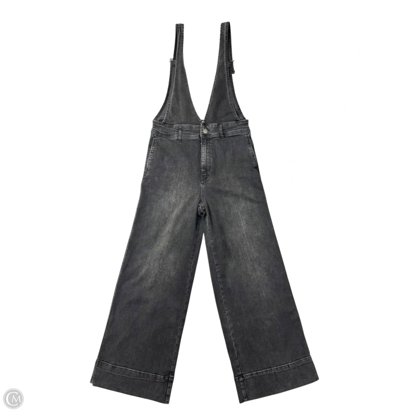 Overalls By Free People In Black Denim, Size: 8
