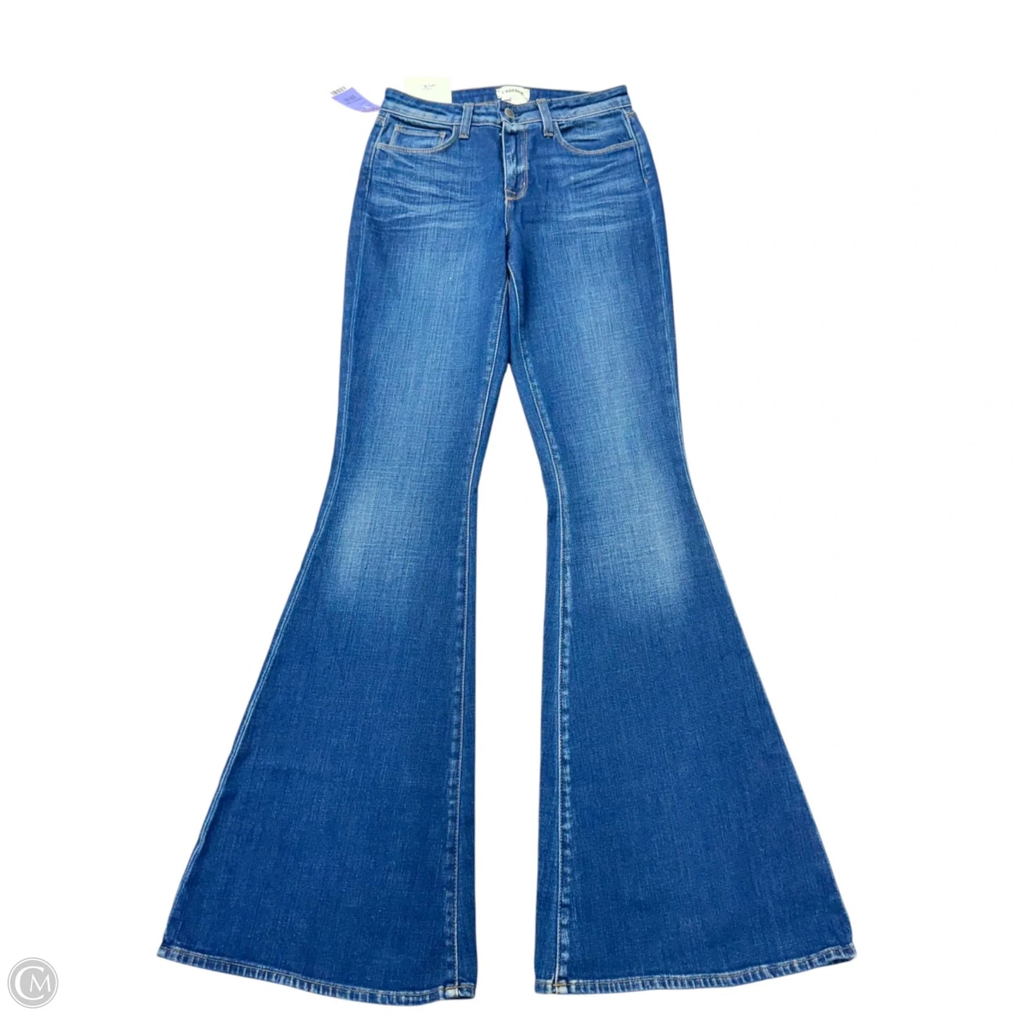 Jeans Boot Cut By L Agence In Blue Denim, Size: 2