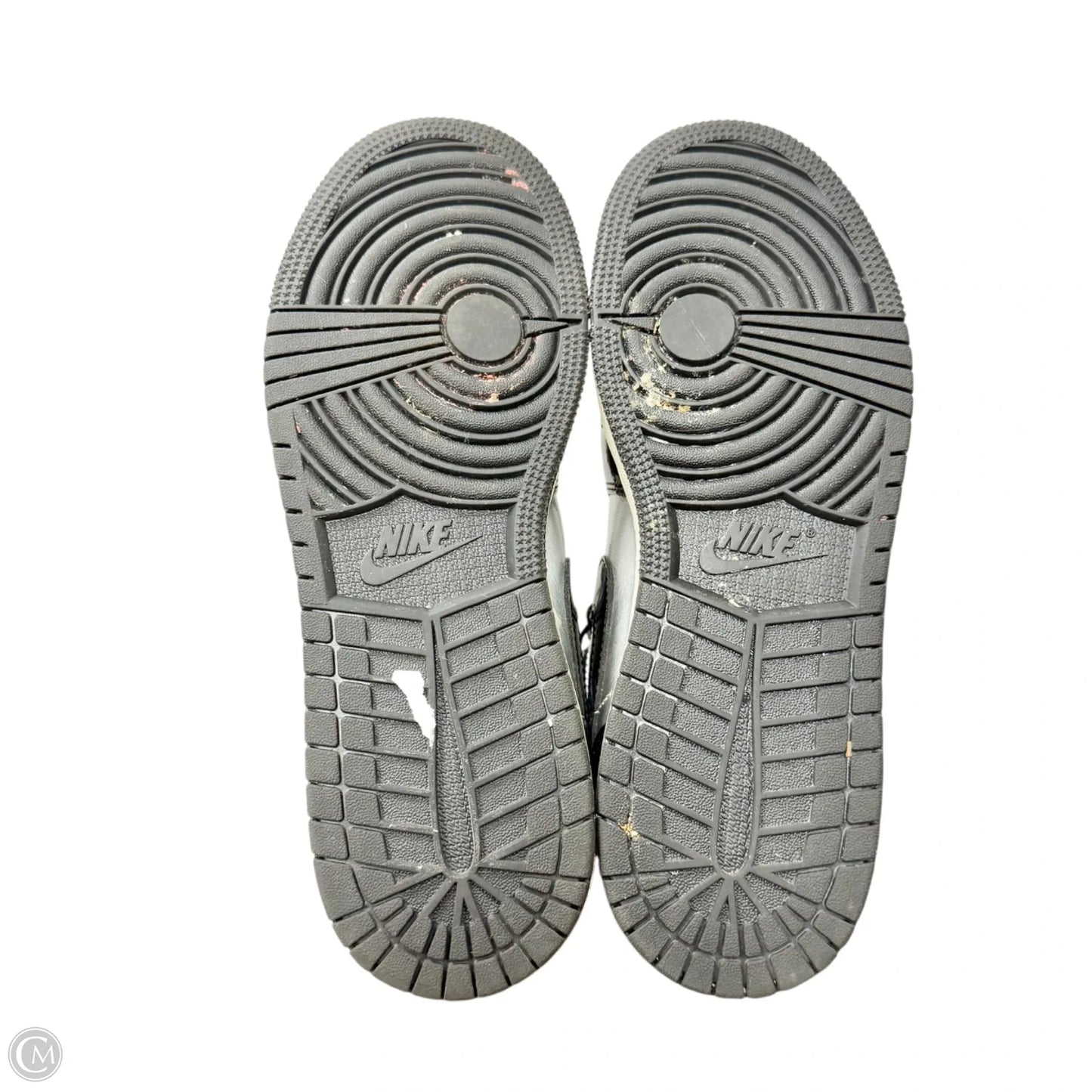Shoes Luxury Designer By Jordan In Silver, Size: 8
