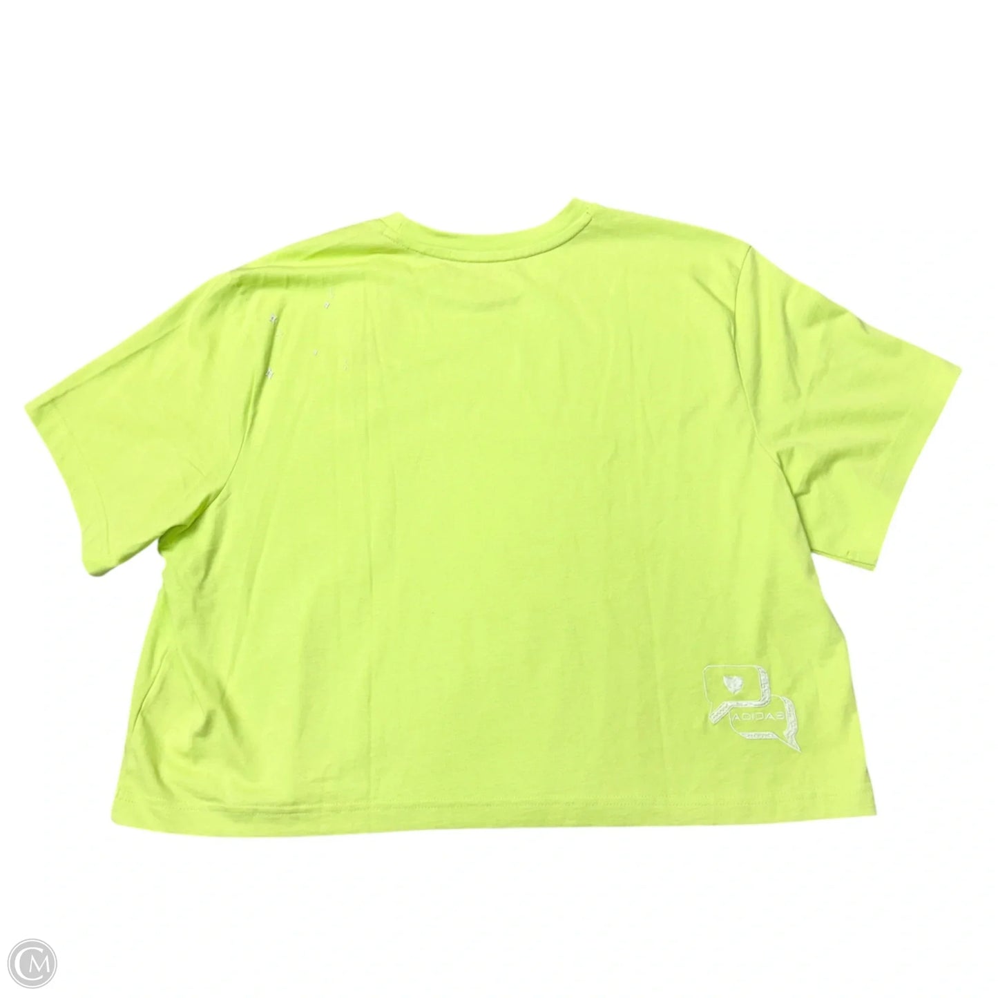 Top Short Sleeve By Adidas In Green, Size: Xl