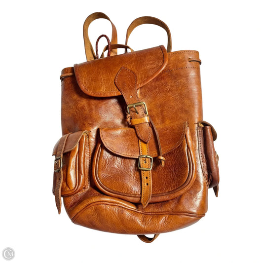 Backpack Leather, Size: Medium