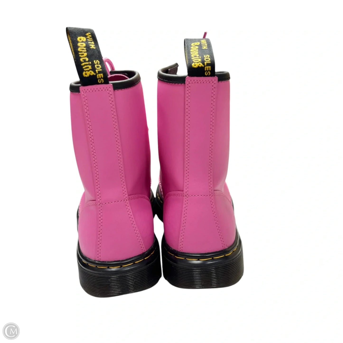 Boots Ankle Flats By Dr Martens In Pink, Size: 10
