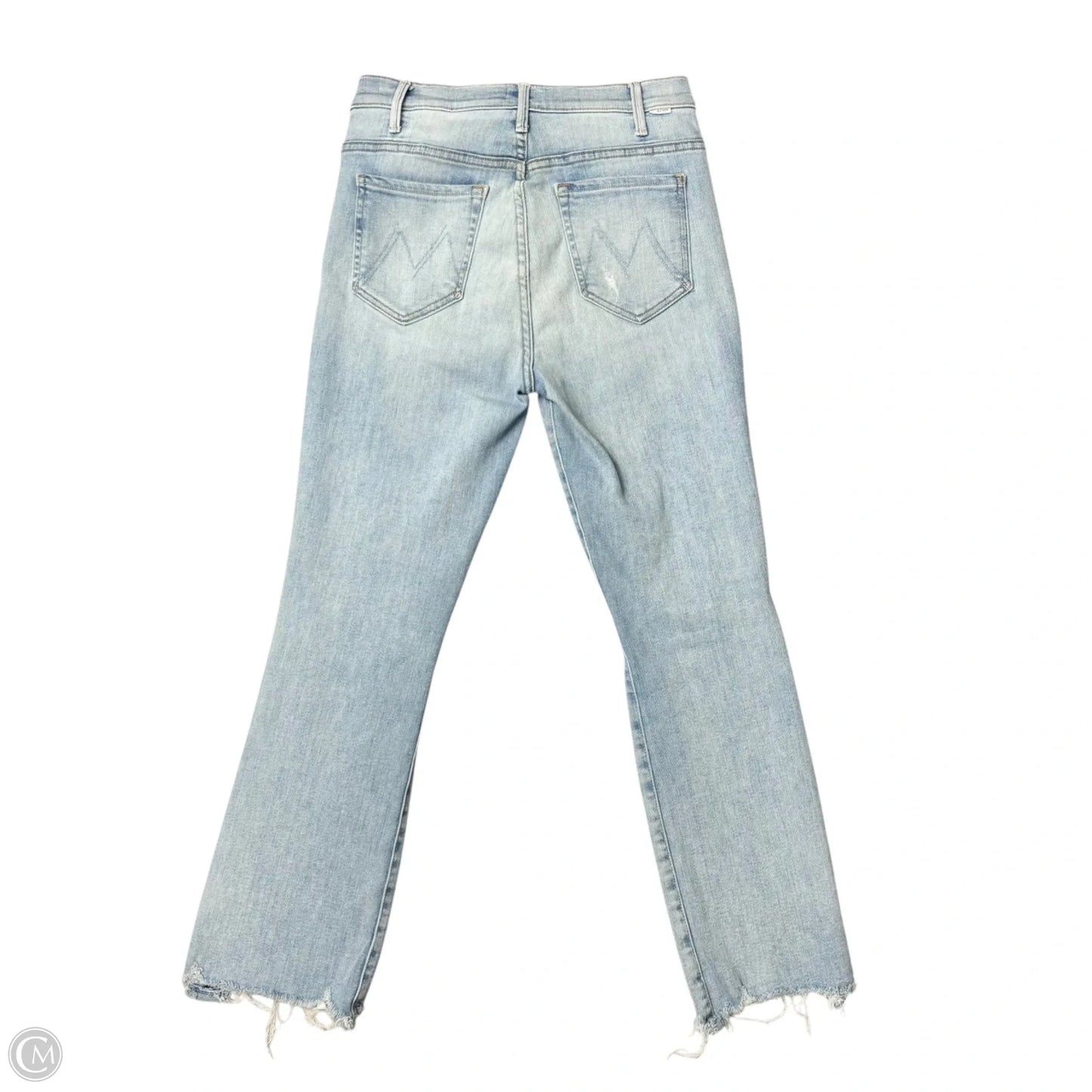 Jeans Straight By Mother In Blue Denim, Size: 8