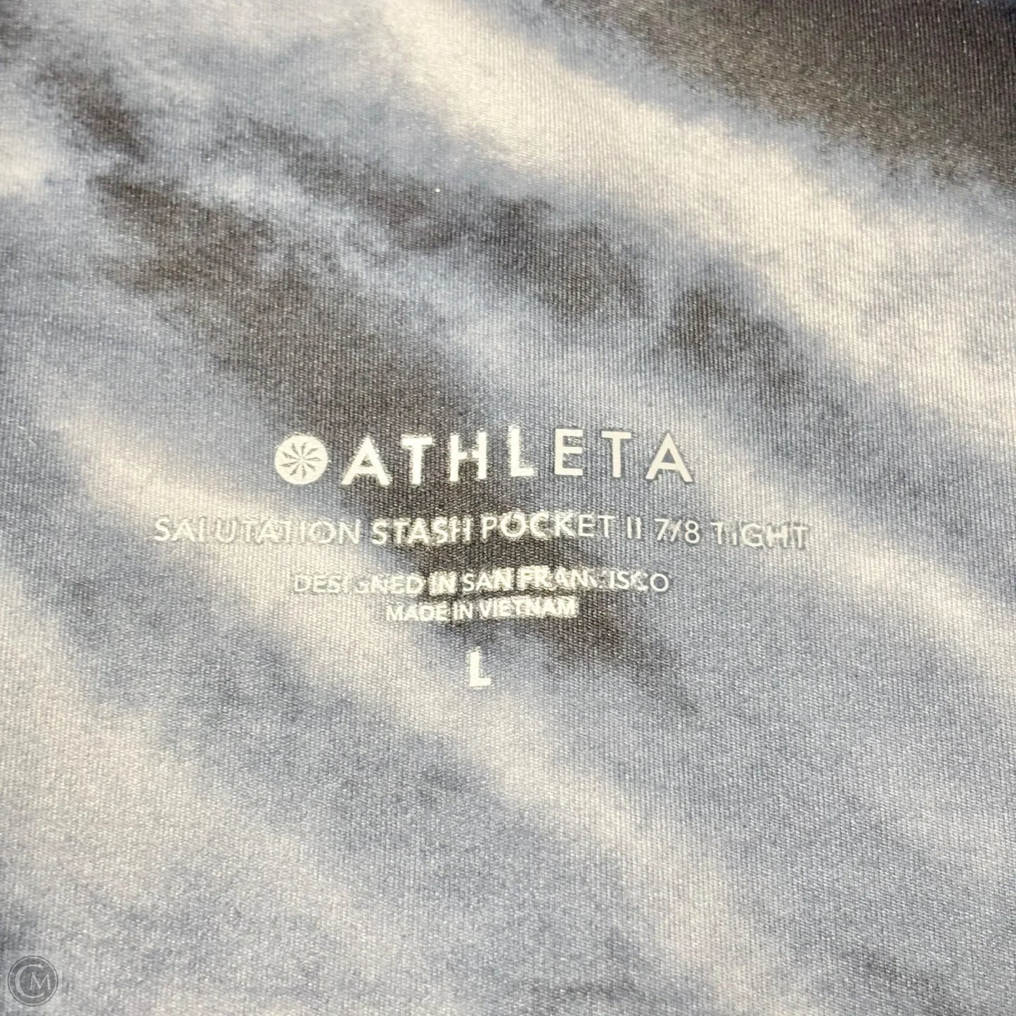 Athletic Leggings By Athleta In Blue, Size: L