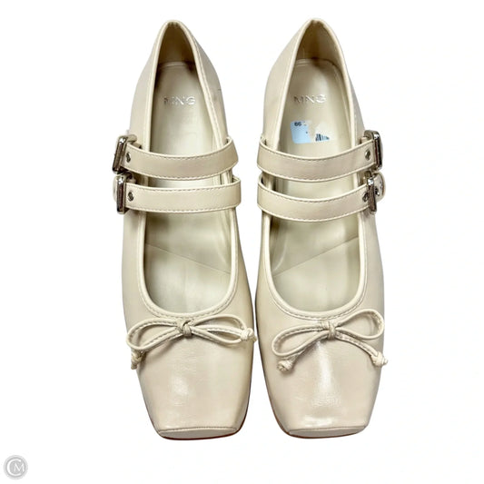 Sandals Flats By Mng In Tan, Size: 7.5