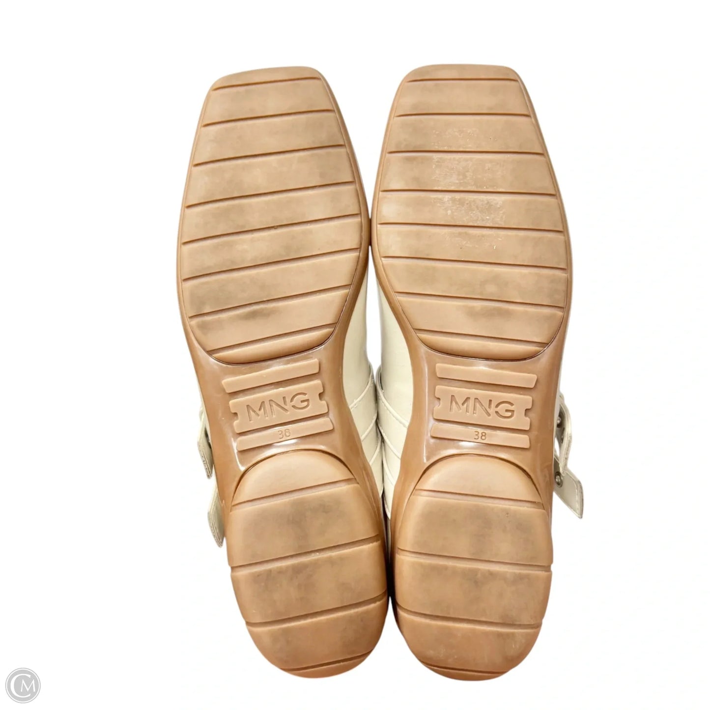 Sandals Flats By Mng In Tan, Size: 7.5
