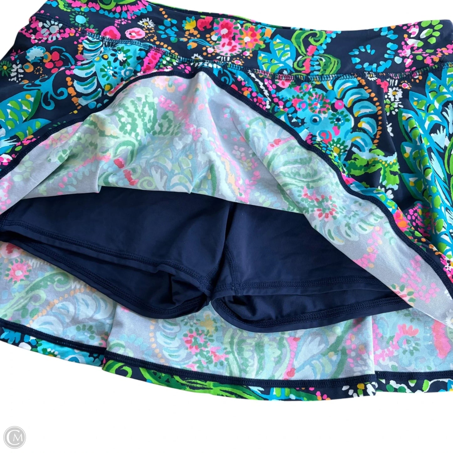 Skort Designer By Lilly Pulitzer In Blue, Size: L