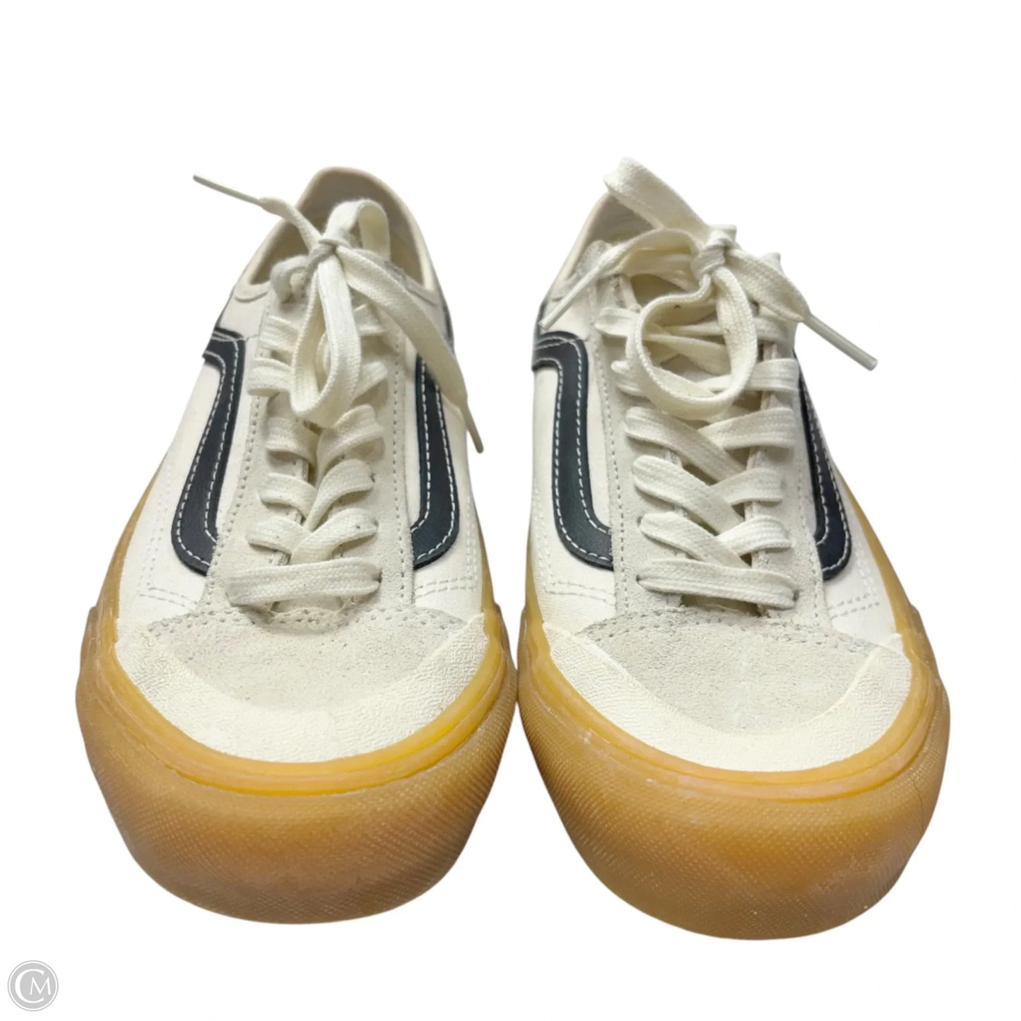 Shoes Sneakers By Vans In White, Size: 7.5