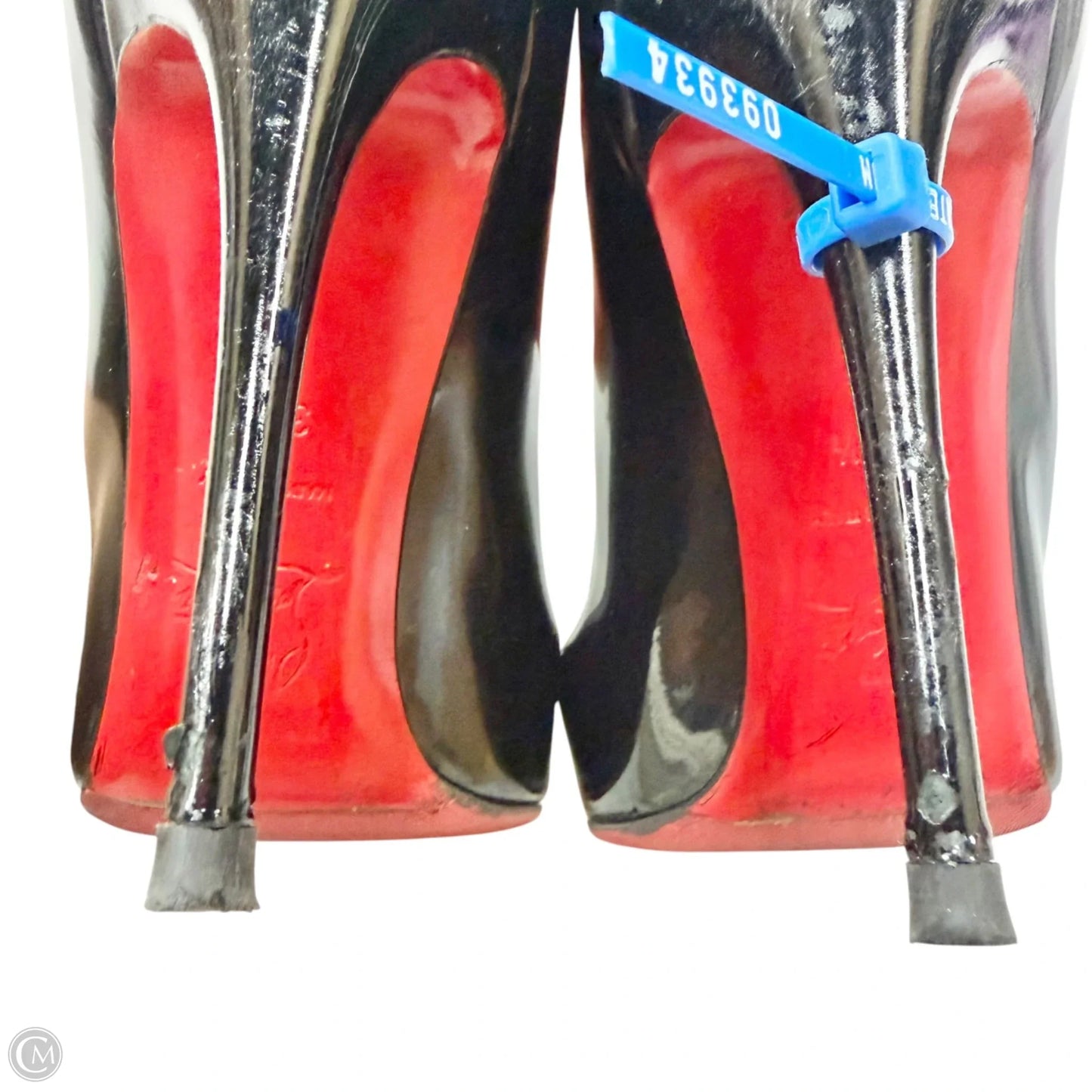 Shoes Luxury Designer By Christian Louboutin In Black, Size: 9