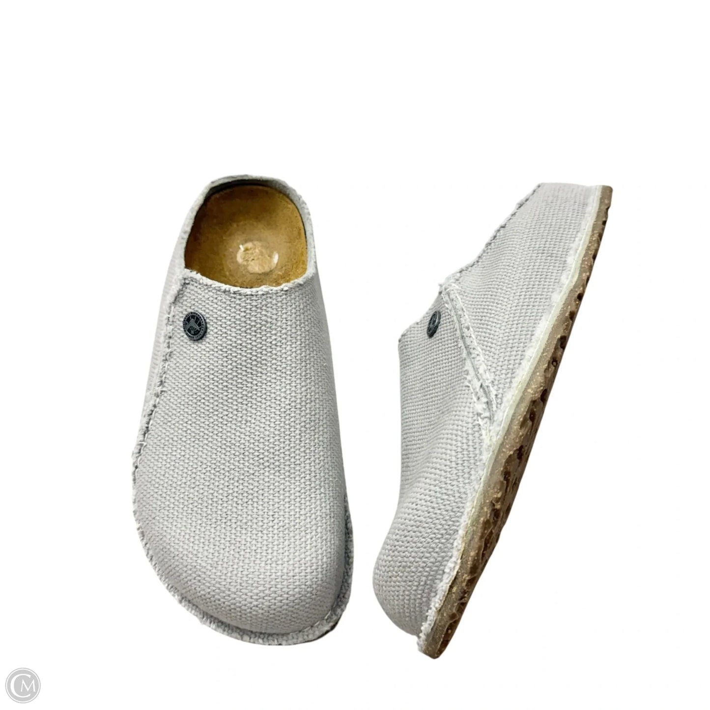 Shoes Flats By Birkenstock In Grey, Size: 7