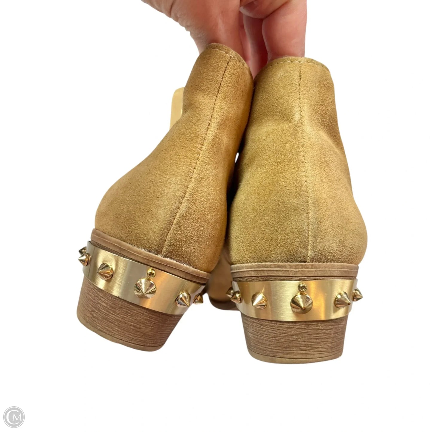 Boots Ankle Heels By Sam Edelman In Brown, Size: 10