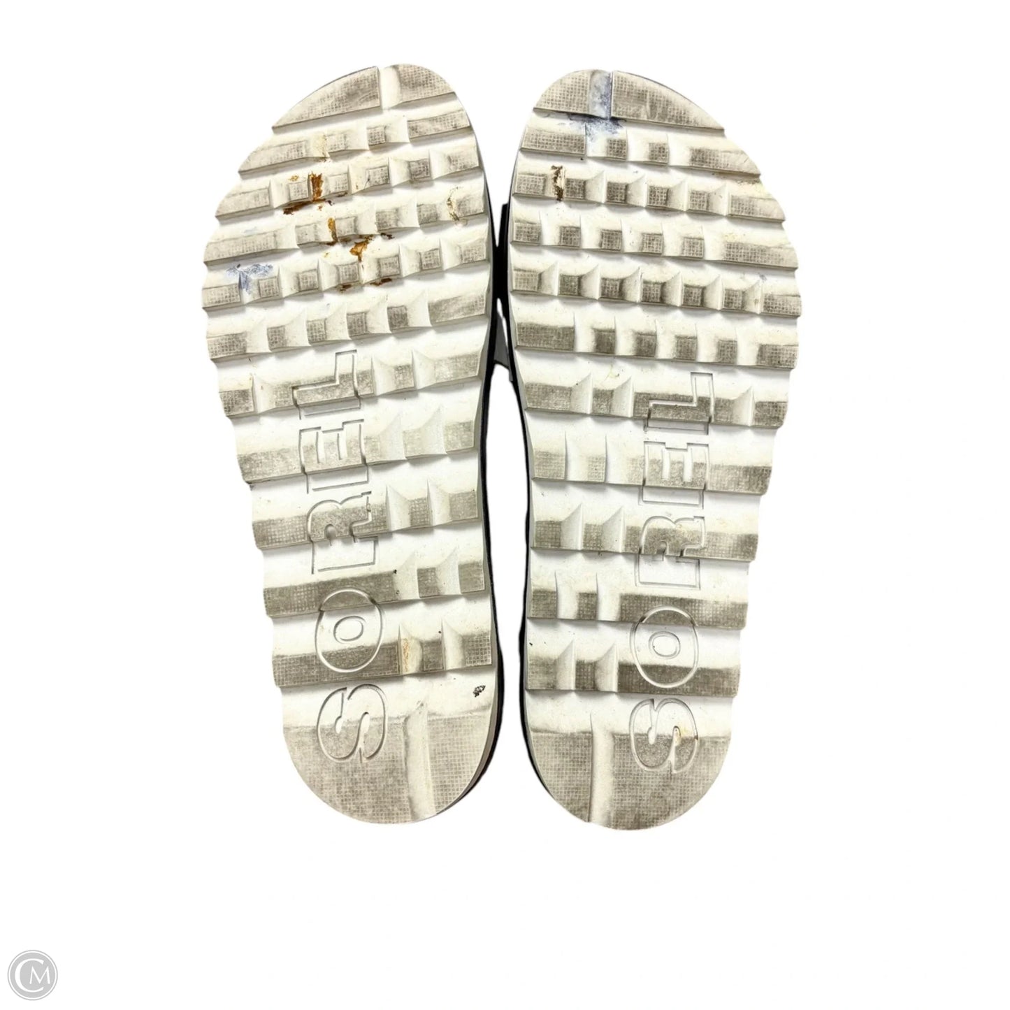 Sandals Flats By Sorel In Black & White, Size: 7.5