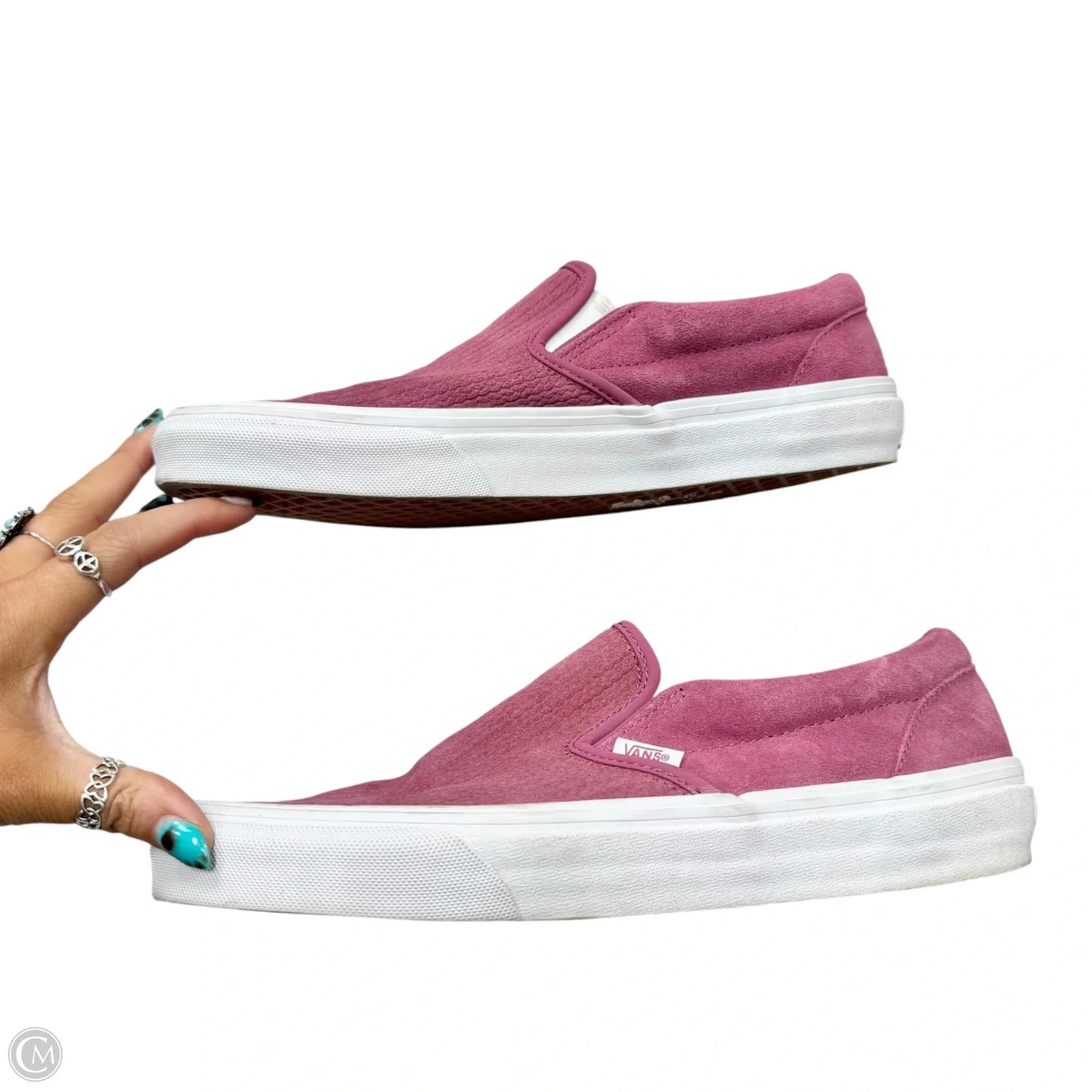 Shoes Sneakers By Vans In Pink, Size: 10