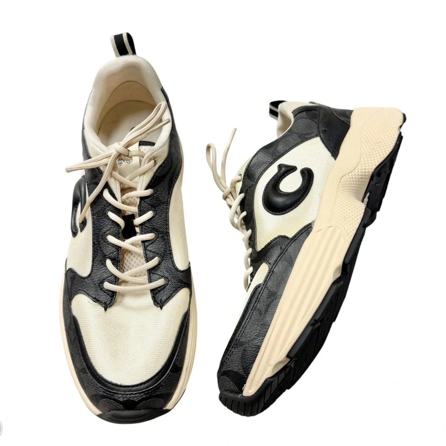 Shoes Designer By Coach In Black & Cream, Size: 11