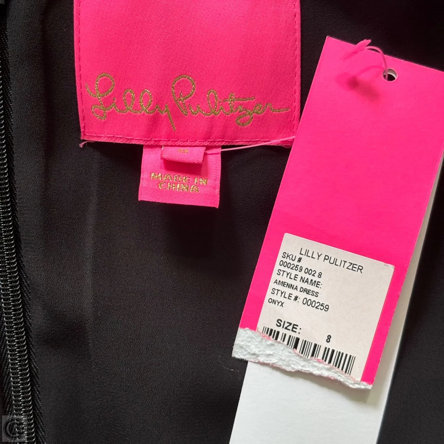 Dress Designer By Lilly Pulitzer In Black, Size: M