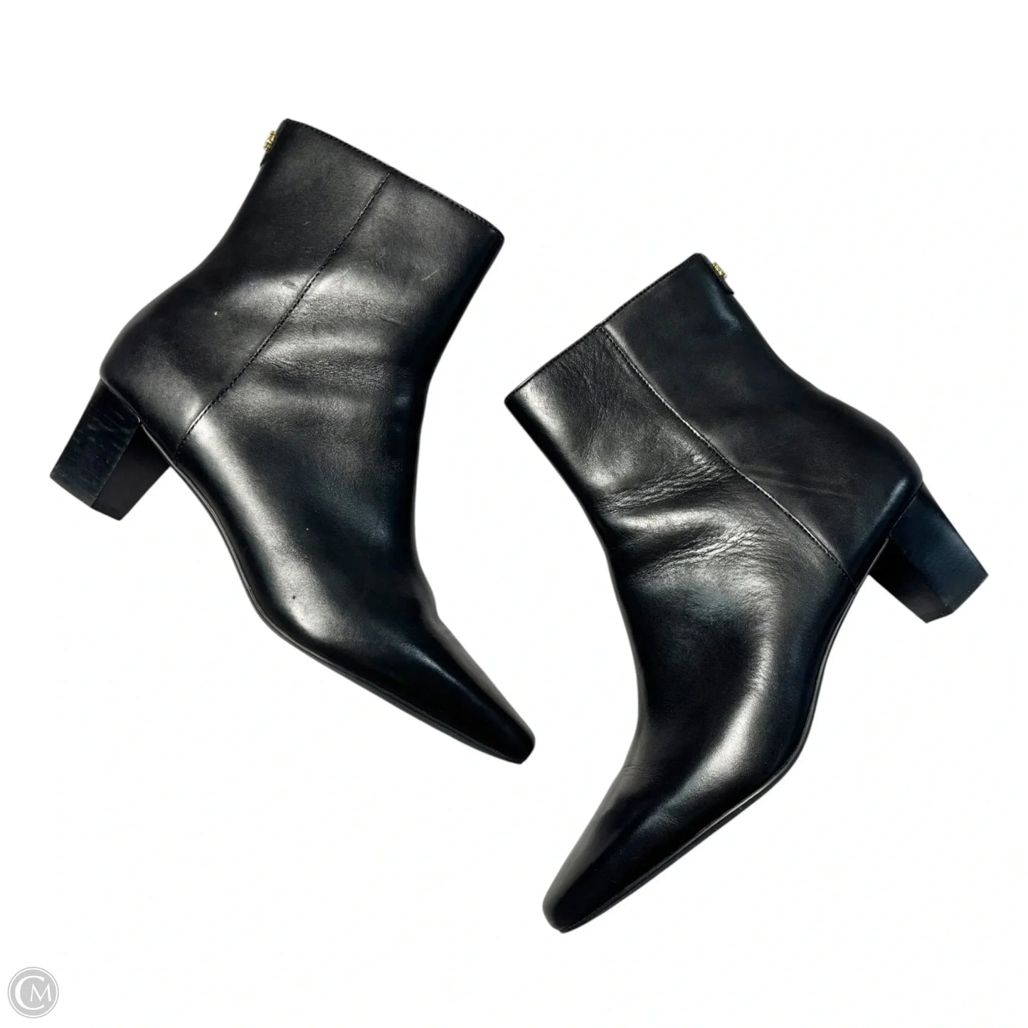 Boots Ankle Heels By Lauren By Ralph Lauren In Black, Size: 8.5