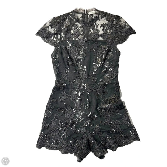 Romper Designer By Alice + Olivia In Black, Size: Xs