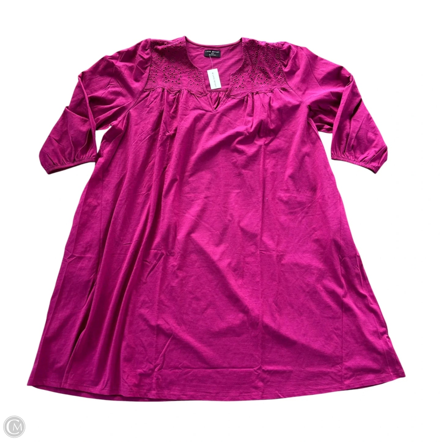 Dress Casual Midi By Lane Bryant In Pink, Size: 22