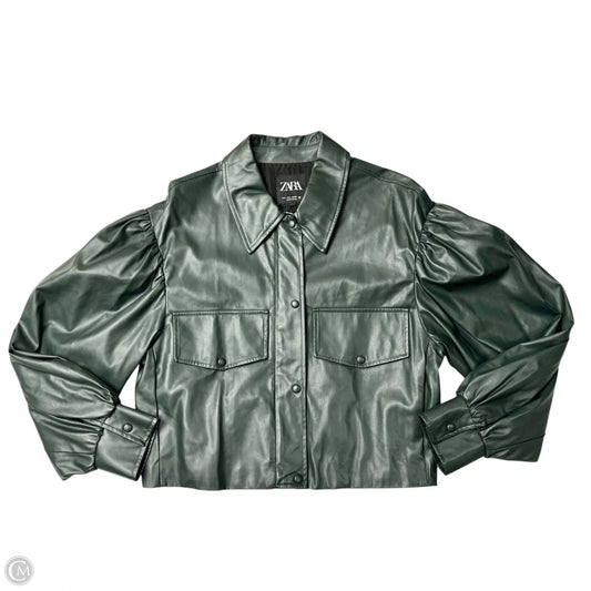 Jacket Other By Zara In Green, Size: L