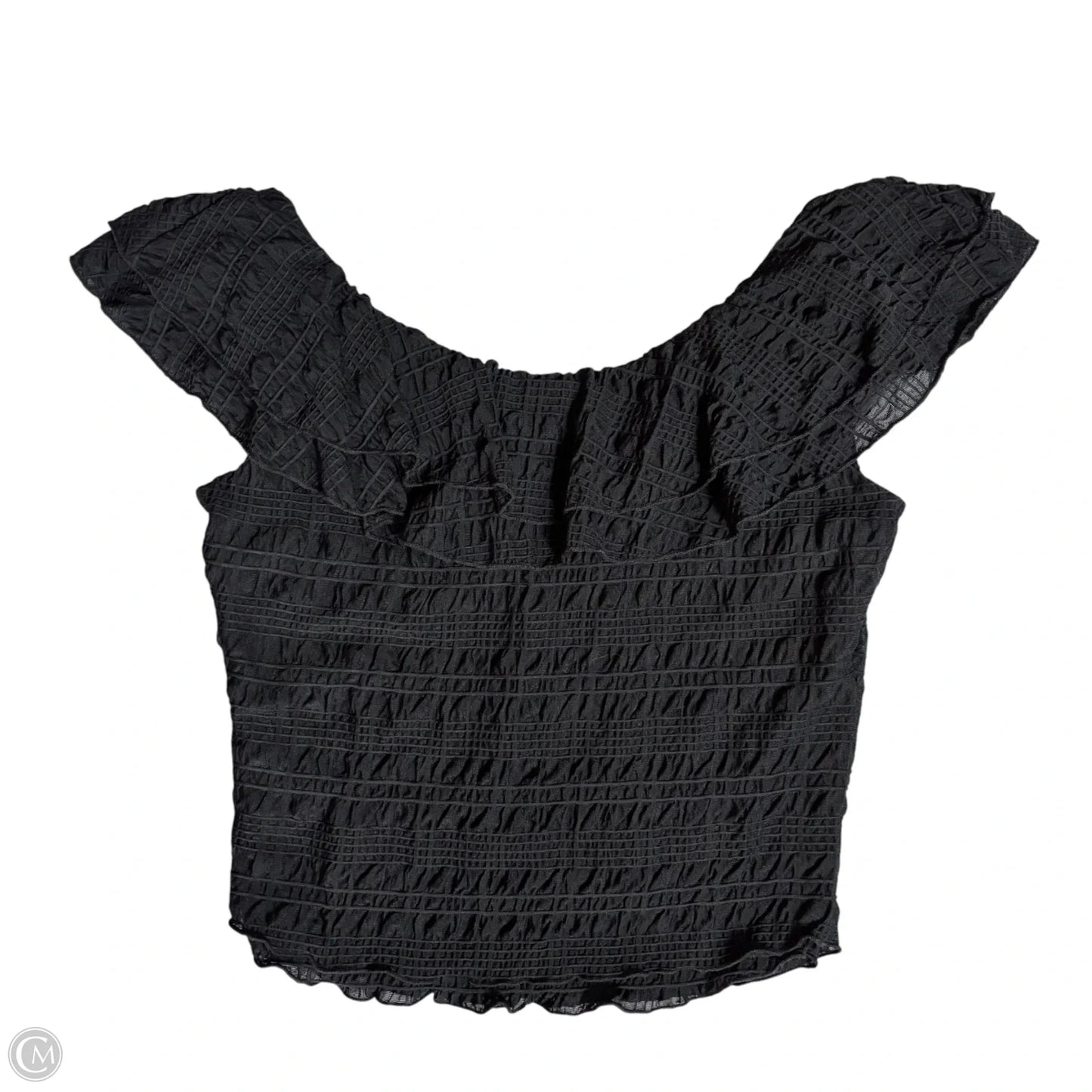 Top Short Sleeve By Free People In Black, Size: S