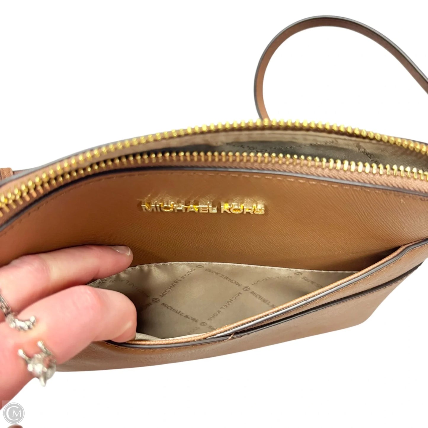 Crossbody Designer By Michael Kors, Size: Medium