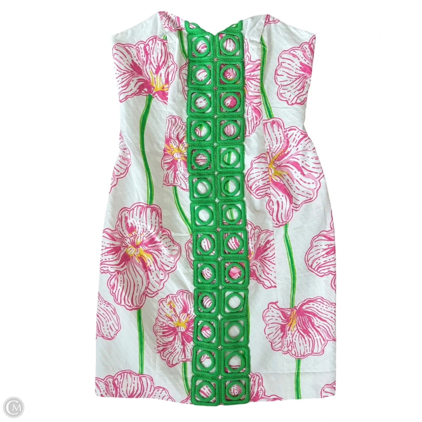 Dress Designer By Lilly Pulitzer In Pink & White, Size: Xs
