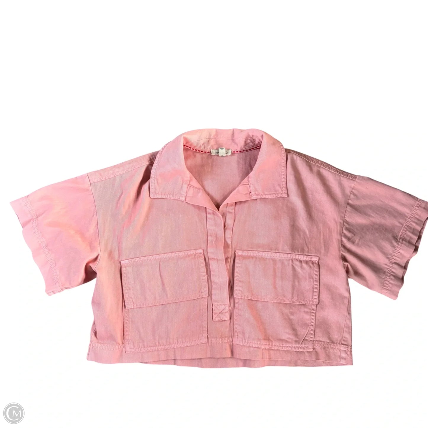 Top Short Sleeve By Pilcro In Pink, Size: Xxs
